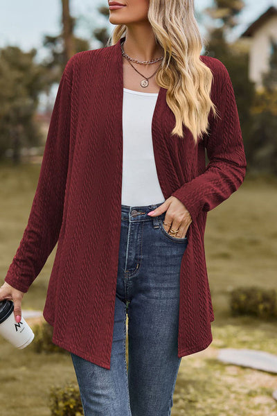 Casual Solid Patchwork V Neck Outerwear
