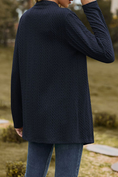 Casual Solid Patchwork V Neck Outerwear