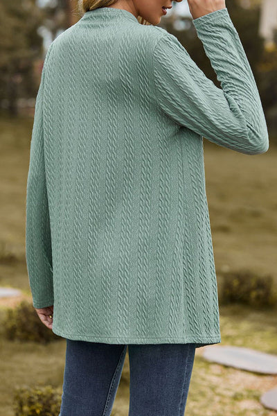 Casual Solid Patchwork V Neck Outerwear