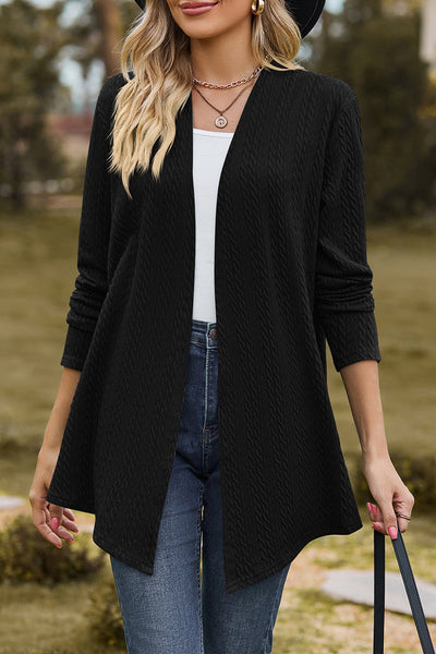 Casual Solid Patchwork V Neck Outerwear