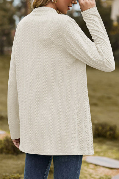 Casual Solid Patchwork V Neck Outerwear