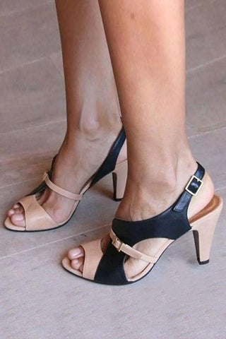 High Heel Open Toe Elegant Sandals - girlyrose.com