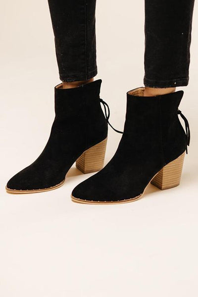 Suede Zipper Ankle Boots - girlyrose.com