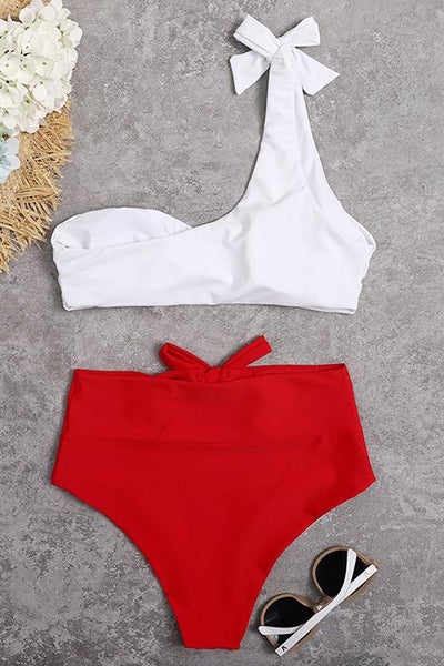 Metal Ring Knot Bikini Set - girlyrose.com