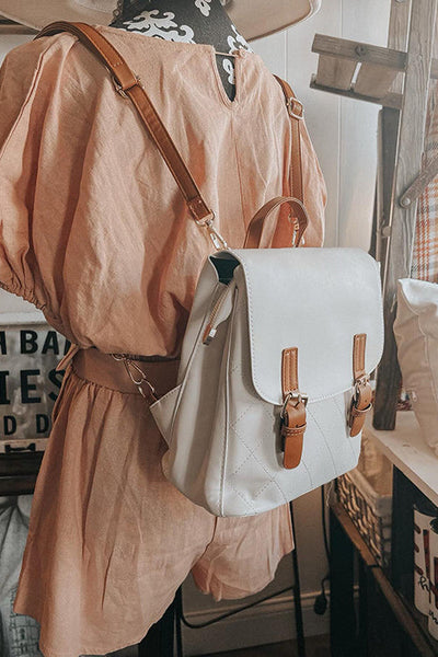 Contrast strap Backpack