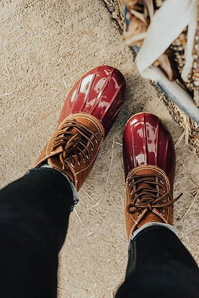 Leopard Lace Up Boots - girlyrose.com