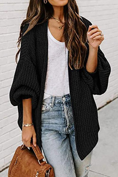 Open Front Classical Cardigan