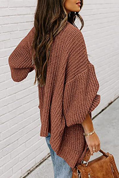 Open Front Classical Cardigan