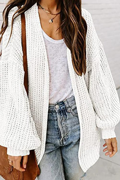 Open Front Classical Cardigan