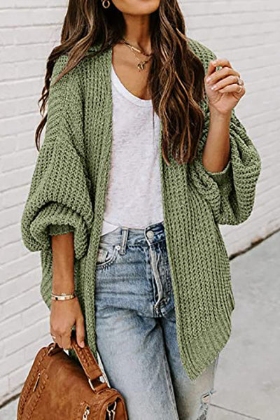 Open Front Classical Cardigan