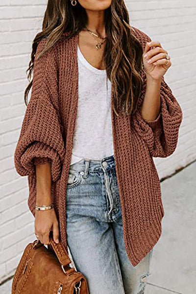 Open Front Classical Cardigan