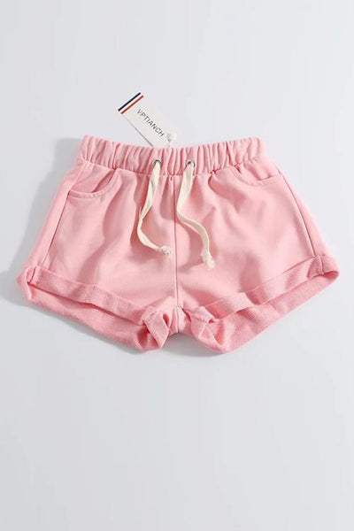 Pockets Drawstring Shorts