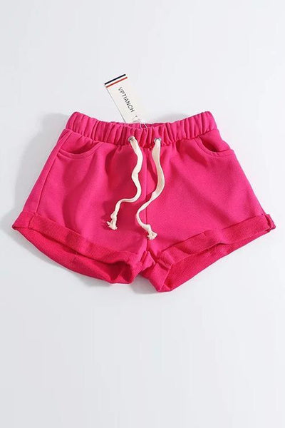 Pockets Drawstring Shorts