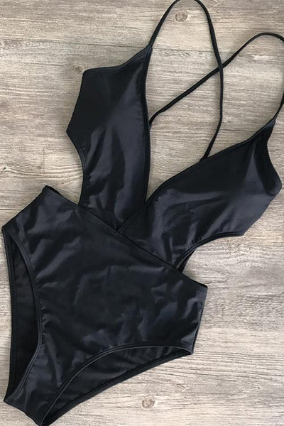 Cut Out One-pieces Swimwear - girlyrose.com