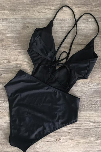Cut Out One-pieces Swimwear - girlyrose.com