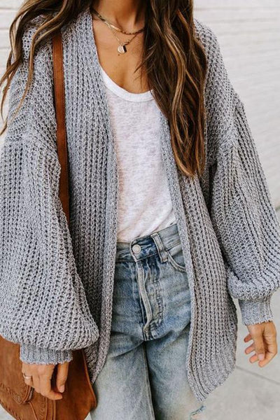 Open Front Classical Cardigan