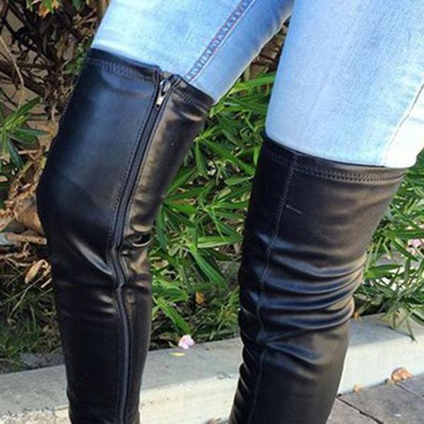 Lydiashoes Trendy Over The Knee Long Boots