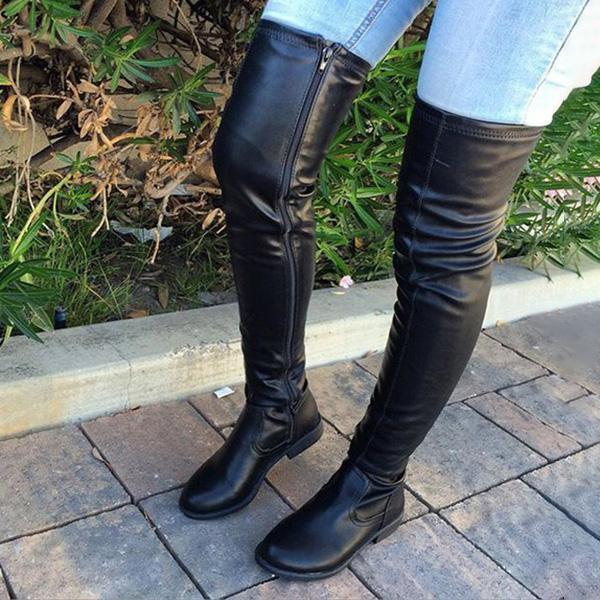 Lydiashoes Trendy Over The Knee Long Boots