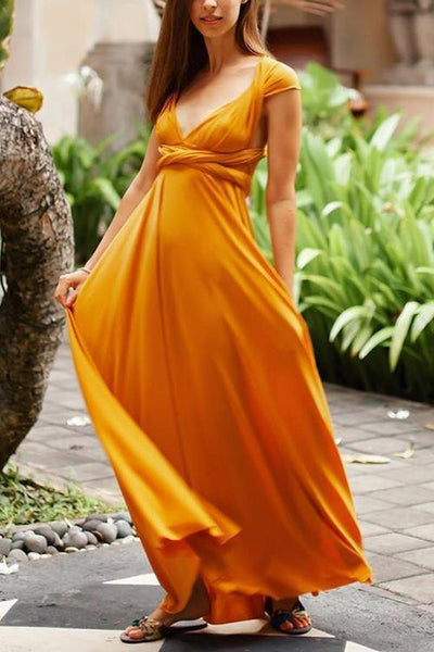 Cross Backless Sleeveless Maxi Dress - girlyrose.com