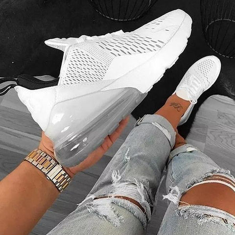 Lydiashoes Lace-Up Air Cushion Sneakers