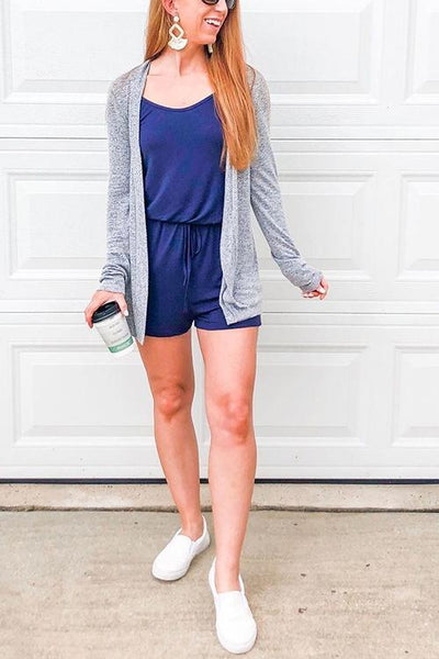 Pockets Slip Romper - girlyrose.com