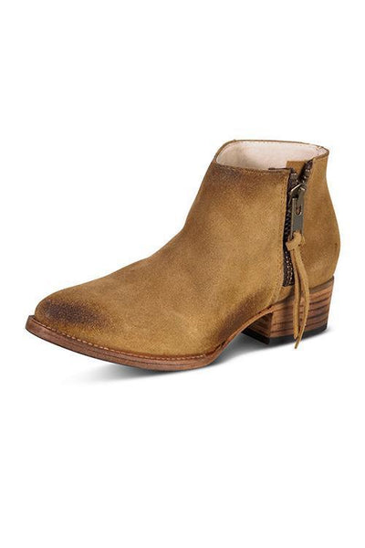 Zipper Low Heel All Season Booties - girlyrose.com