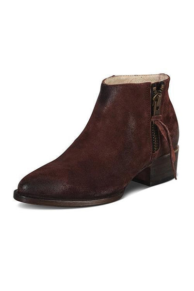 Zipper Low Heel All Season Booties - girlyrose.com