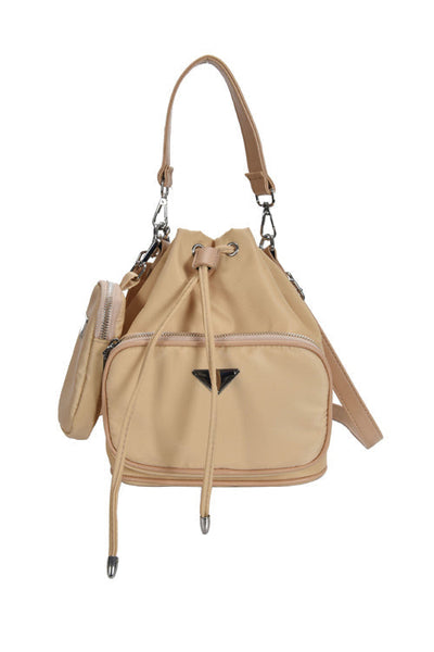 Nylon Adjustable Strap Bucket Bag