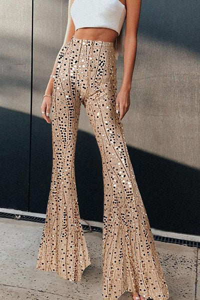 Stunner Flares Sequin Pants