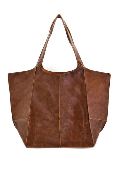 Oversized Leather Tote Bag