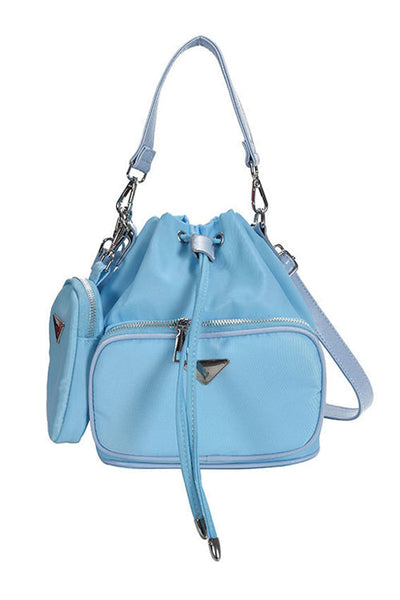 Nylon Adjustable Strap Bucket Bag