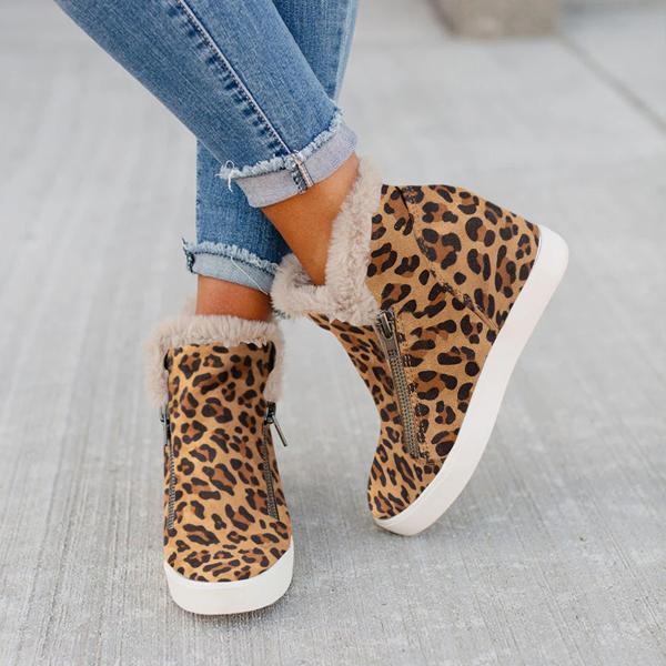 Lydiashoes Waterproof Non-slip Warm zipper Boot
