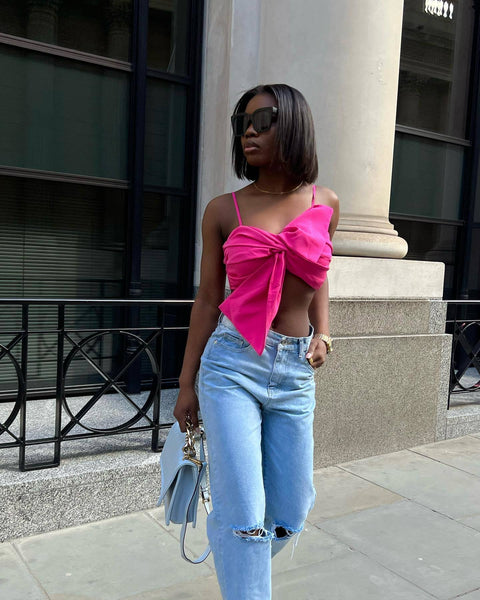 Chic Lady Crop Top Summer Sexy High Street Camis Tank Top Female Camisole