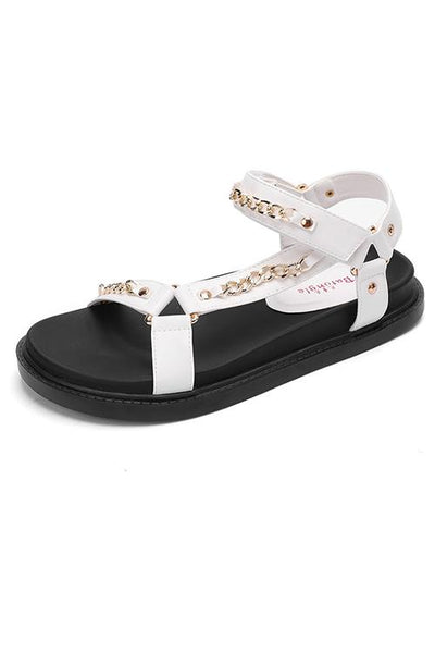 Chians Flat Sandals - girlyrose.com