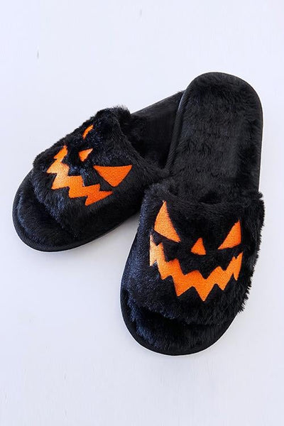 Halloween Fuzzy Slippers