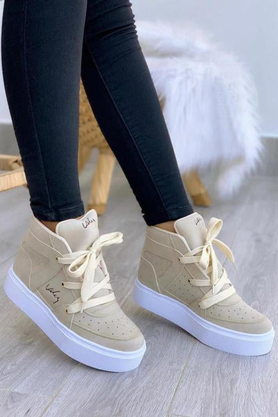 Lace Up High Top Sneakers