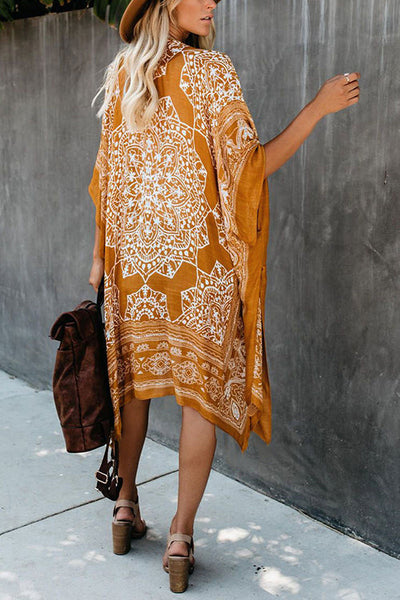 Ethnic Beach Kimono Cover Up