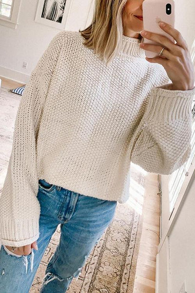 High Collar Sweater