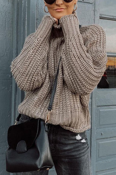 High Collar Sweater