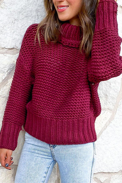 High Collar Sweater