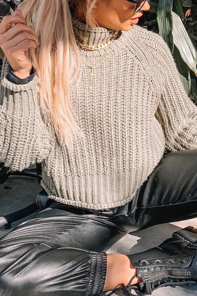 High Collar Sweater