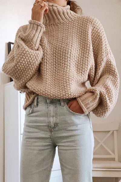 High Collar Sweater