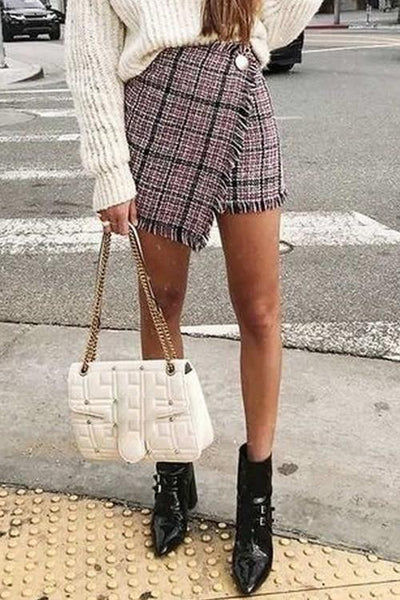 Trregularity Tassels Skirts - girlyrose.com