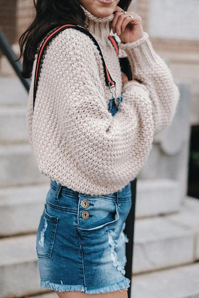 High Collar Sweater