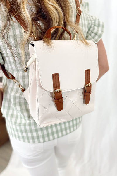 Contrast strap Backpack