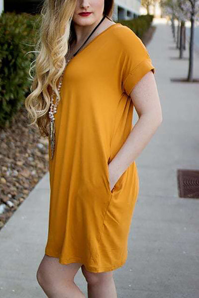 Enjoy The Days Together T-Shirt Dress
