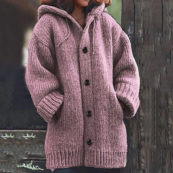 Knitting Long Sweater  winter - girlyrose.com